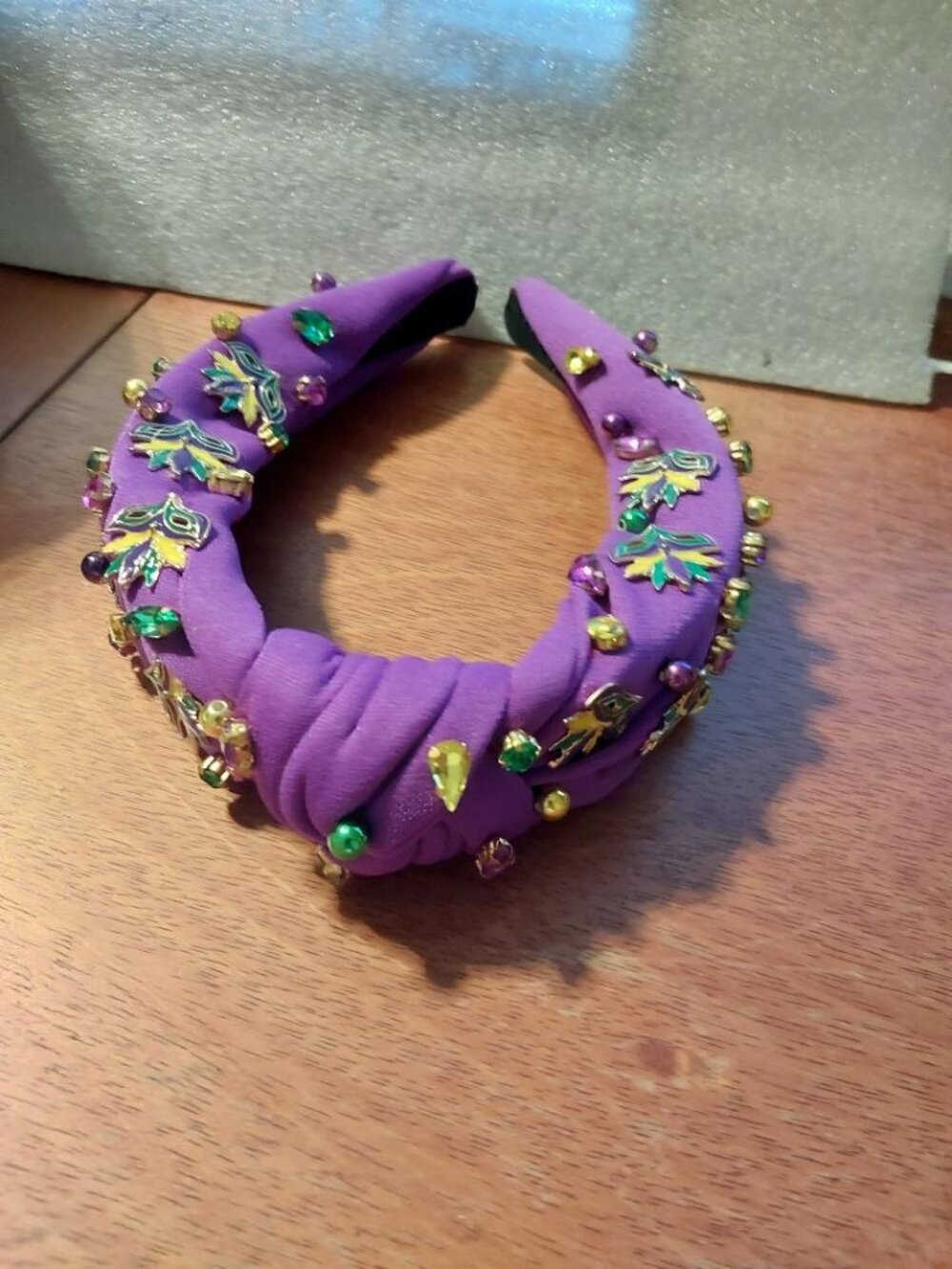 NEW BAG ! Girl Martinique Sparkly Stone Headband Purple